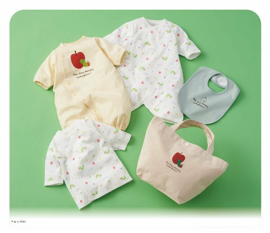 出所：赤ちゃん本舗　出産準備品5点セット　はらぺこあおむし