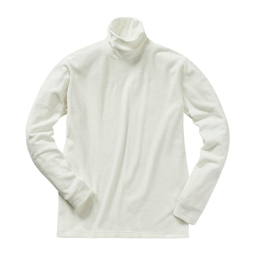 出所：ワークマン公式オンラインストア ベロアビッグシルエット長袖タートルネック