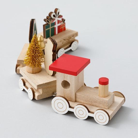 ニトリ、オーナメント(ウッドトレイン n4BT)商品画像