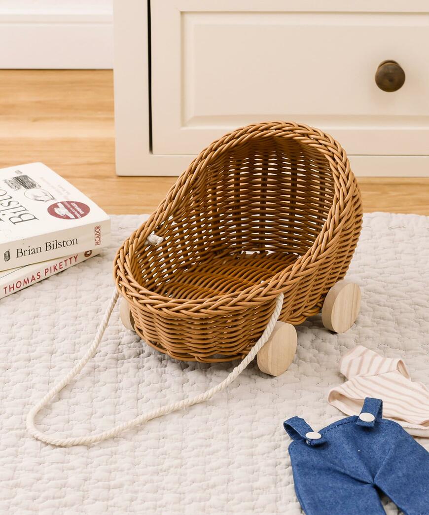 3COINS、ぬいぐるみ用PPラタンベビーカー画像