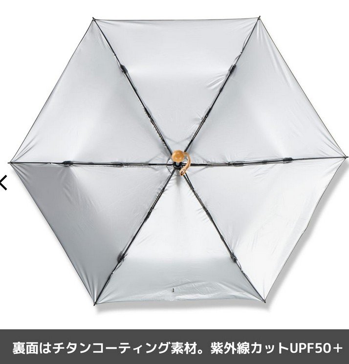 遮熱遮光ワンタッチコンパクトアンブレラ