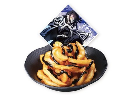 くら寿司の新商品：伊黒小芭内の渦巻きポテト　450円