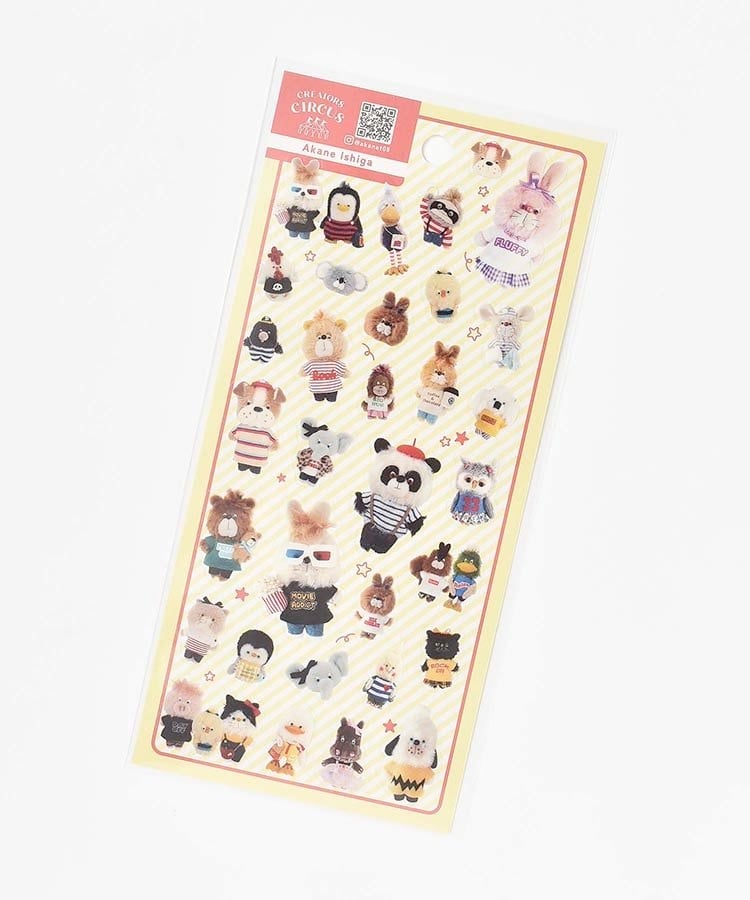 ブルーブルーエ公式　クリエイターズサーカスクリアシール