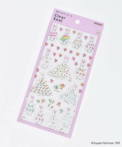 Bleu Bleuet、わたしのワンピース2クリアぷっくりシール商品画像