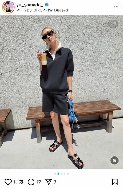 山田優のInstagram投稿