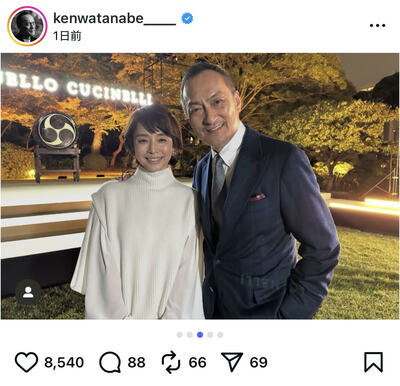 渡辺謙のInstagram投稿