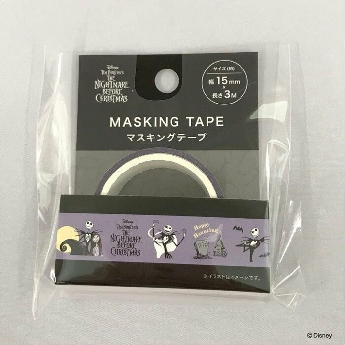 キャンドゥ公式 【数量限定】ディズニー/マスキングテープ 15MM ナイトメアー・ビフォア・クリスマス