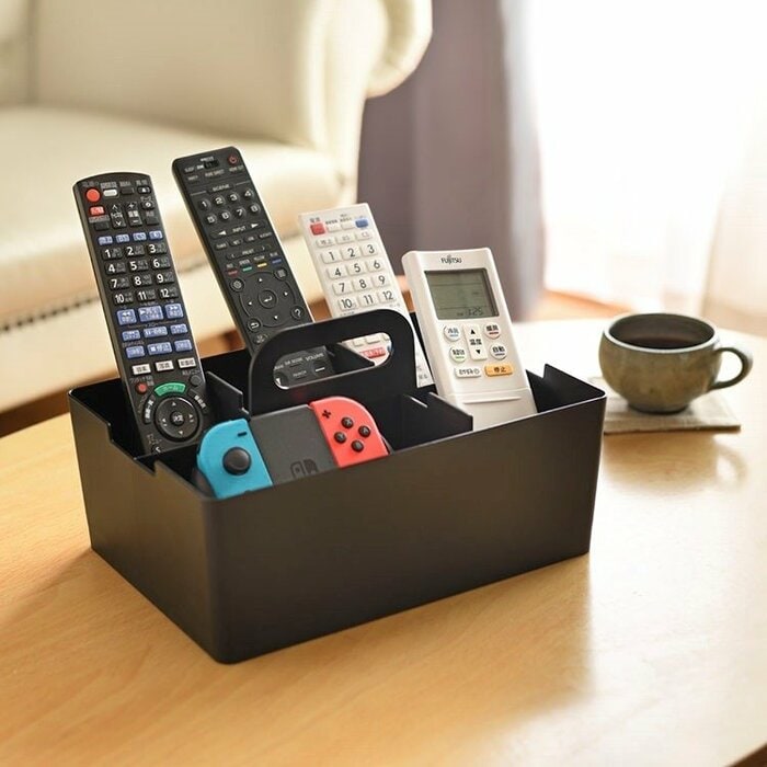 KEYUCA公式　スマホを立てかけられる収納キャリーボックス