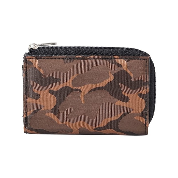 「迷彩L型ファスナー小銭入」