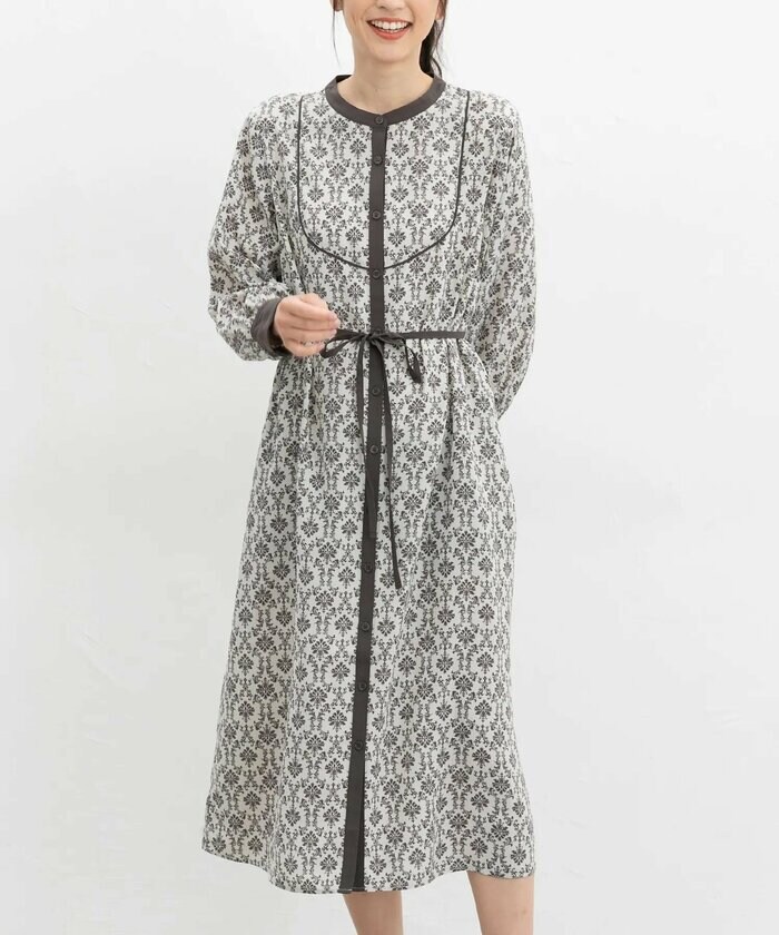 秋冬にぴったりなクラシカル柄が女子力をアゲてくれると話題のワンピース