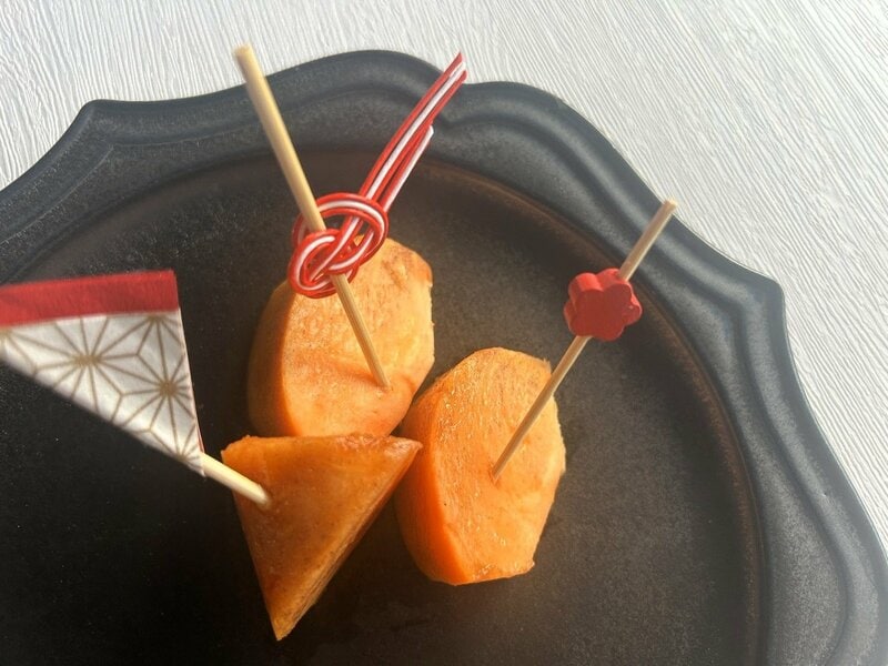 【ダイソー】お料理飾りつけピック（祝い柄）筆者撮影