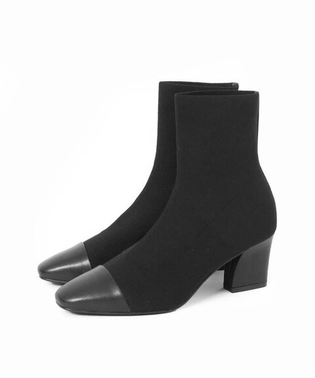 GRISE - 6cmストレッチコンビショートブーツ ¥16,200（税込）