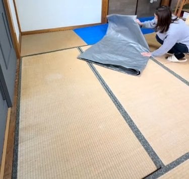 築30年超和風戸建〈6.5畳の和室〉→敷くだけ簡単DIYで〈清潔感あふれるフローリング風空間〉に雰囲気ガラリ！