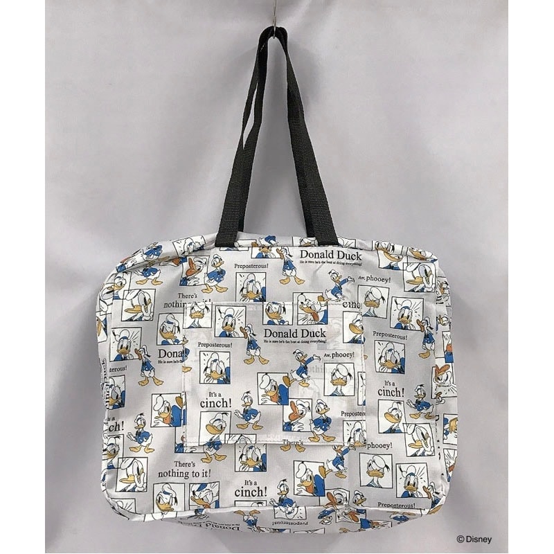 出所：キャンドゥネットショップ　【数量限定】ディズニー／ドナルドダック　折りたたみボストンバッグ