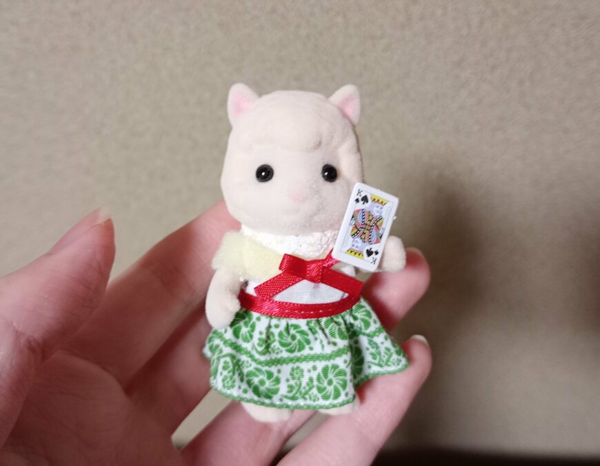 筆者撮影（セリア、4194 ぬい用 トランプ）