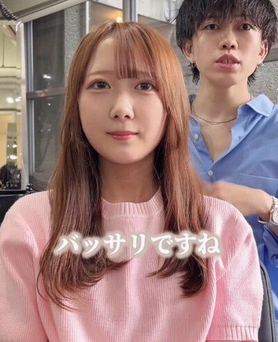 「髪が絡まるのが気になって…」ばっさりカットを希望の女性　切りっぱなしボブの洗練されたスタイルに感激！