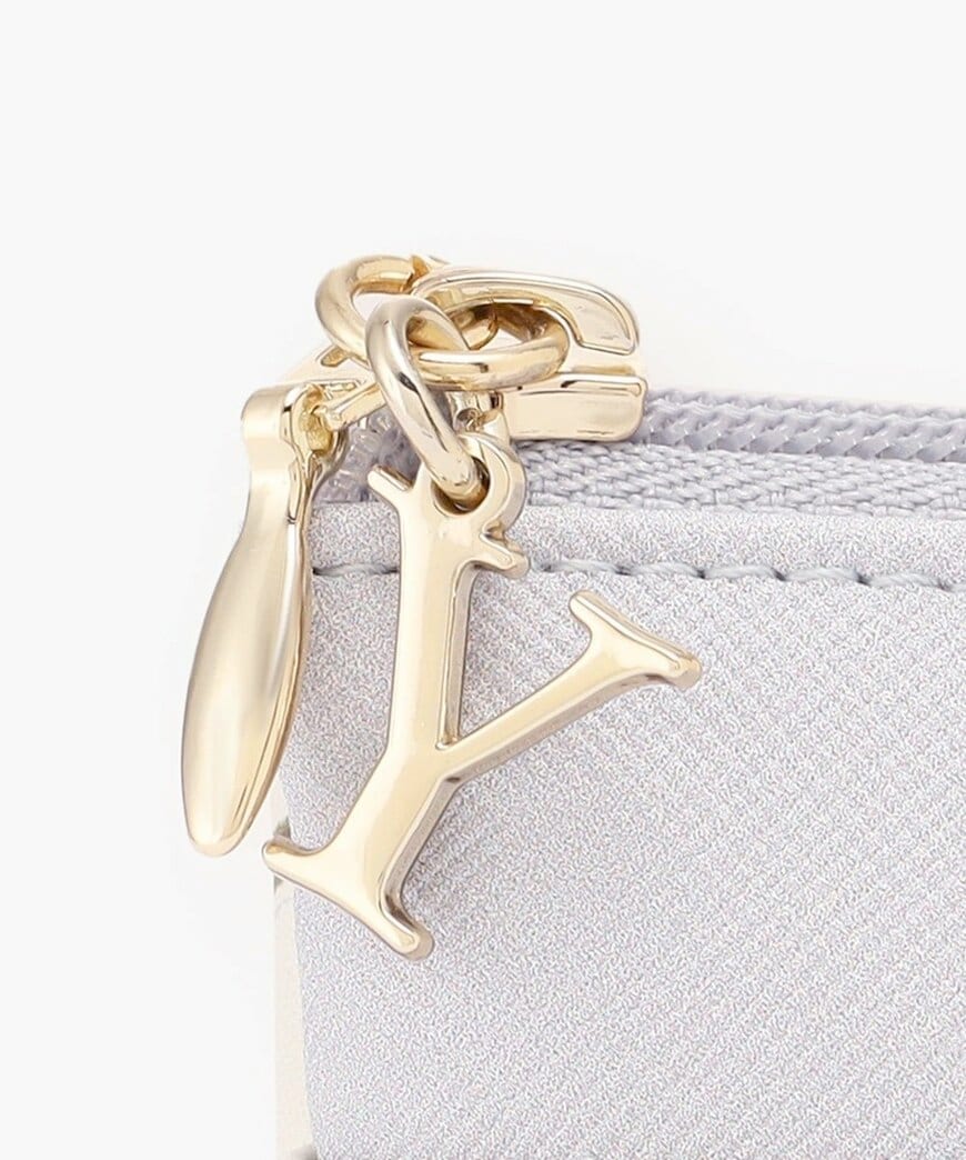 アフタヌーンティー公式 イニシャルダブルポーチ