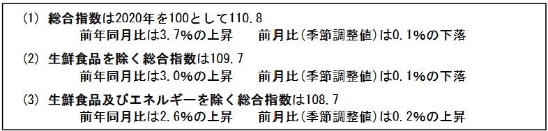 総務省は「2020年基準 消費者物価指数 東京都区部 2025年(令和7年)2月分(中旬速報値)」