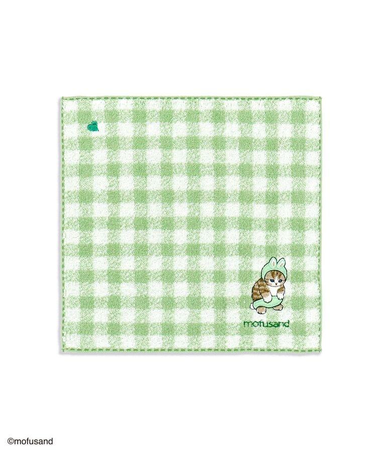 ハニーズ、mofusand/ギンガムステッチタオル画像