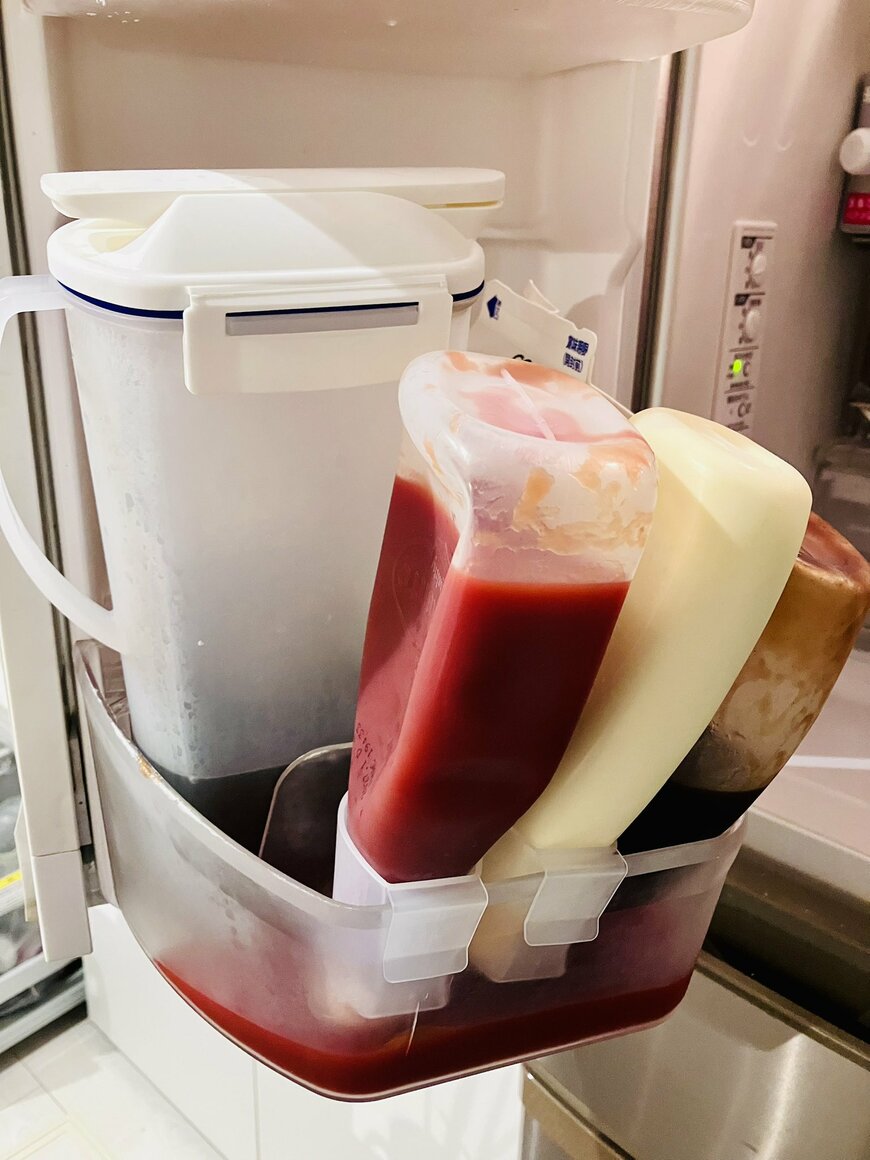 冷蔵庫のドアポケット