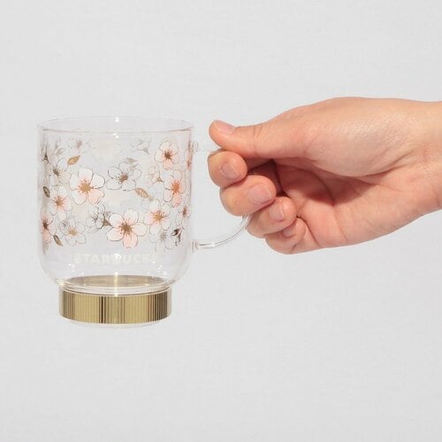 SAKURA2026耐熱グラスマグゴールド355ml