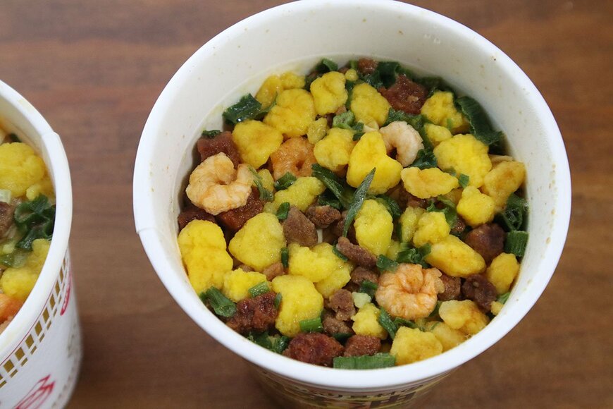 ややコシ強め、かやく多めのセブンPB