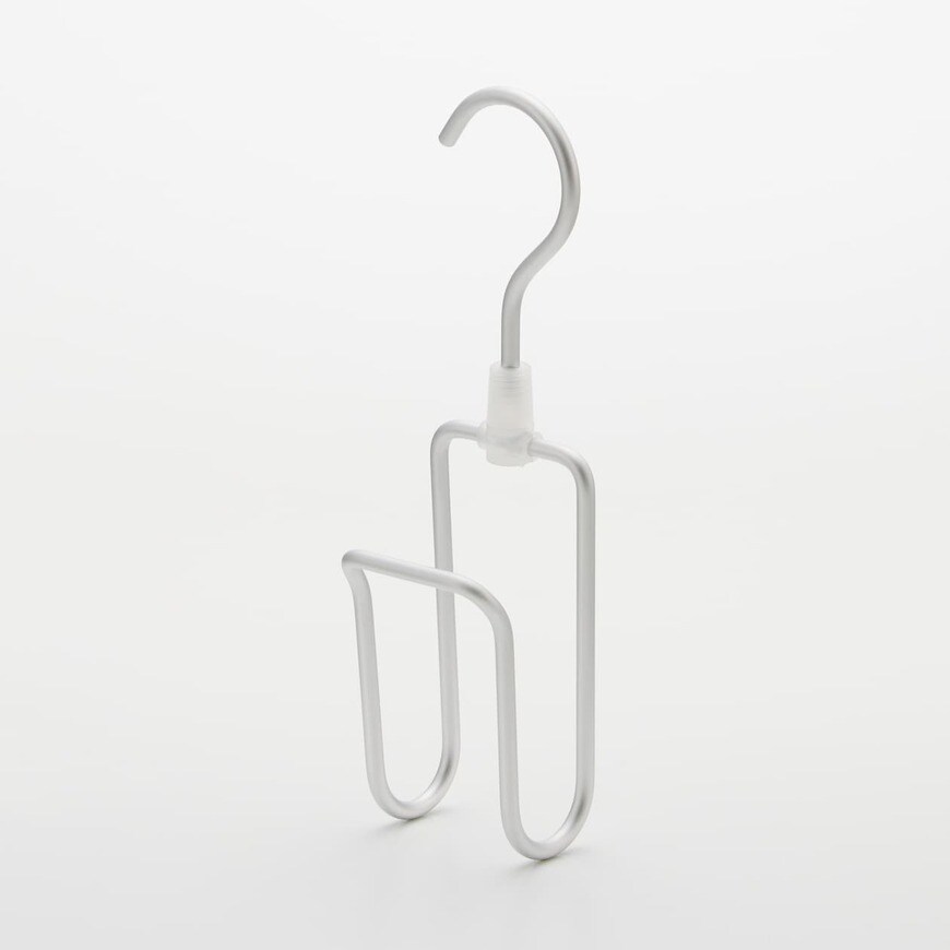 出所：無印良品公式　アルミハンガー・ネクタイ／スカーフ用