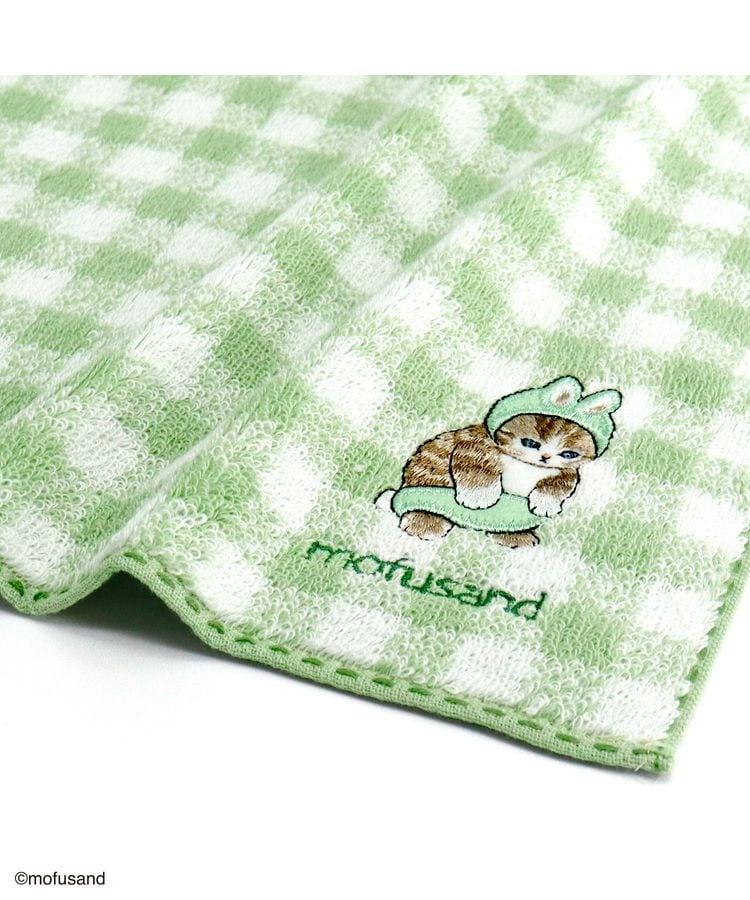 ハニーズ、mofusand/ギンガムステッチタオル画像