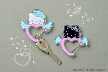 Angel×Devil ハローキティ　ポーチ ミラー キーホルダー まとめ売り ローソン限定】サンリオの「ハローキティ」が天使と悪魔に変身！？可愛