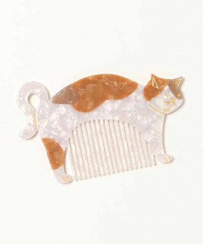 Bleu Bleuet（ブルーブルーエ）、ねこアセテートコーム商品画像