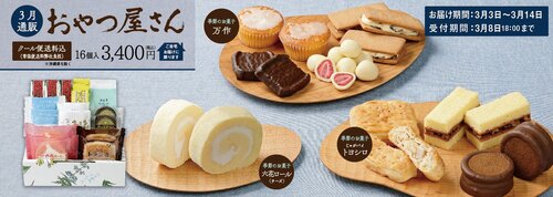 3月通販おやつ屋さん16個入