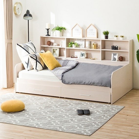 ニトリ、デイベッド(ホワイトウォッシュ)使用例商品画像