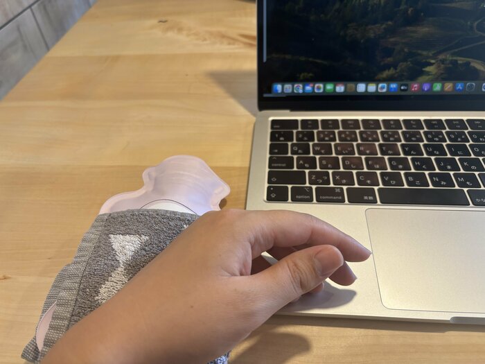 「パソコン仕事で手が冷えて辛い!」という時にも!