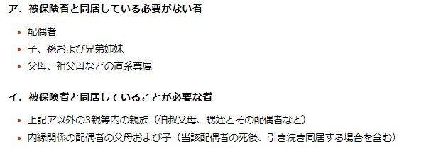 出所：日本年金機構「従業員（健康保険・厚生年金保険の被保険者）が家族を被扶養者にするとき、被扶養者に異動があったときの手続き」