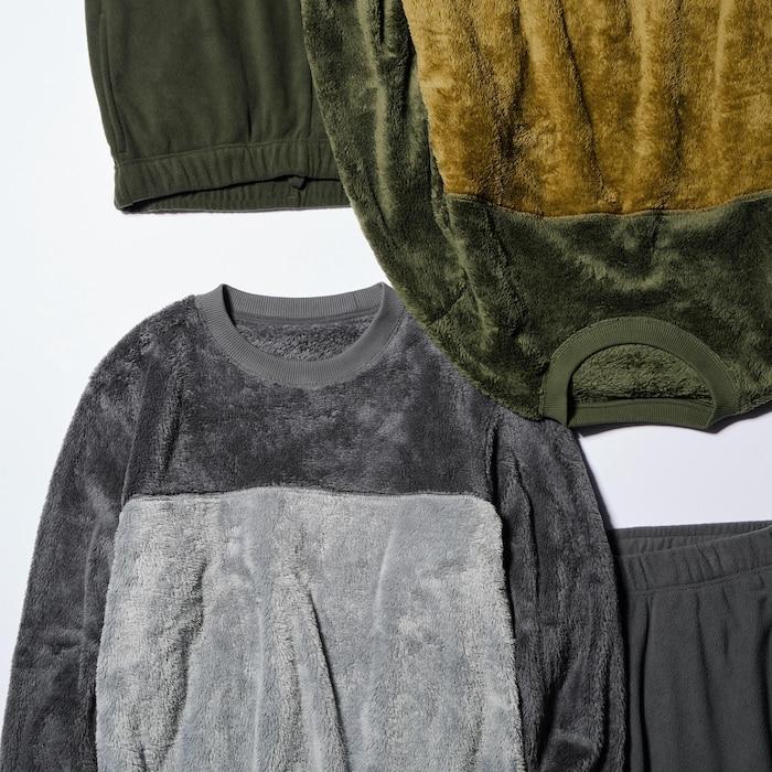 出所：ユニクロ公式 ファーリーフリースセット（長袖）