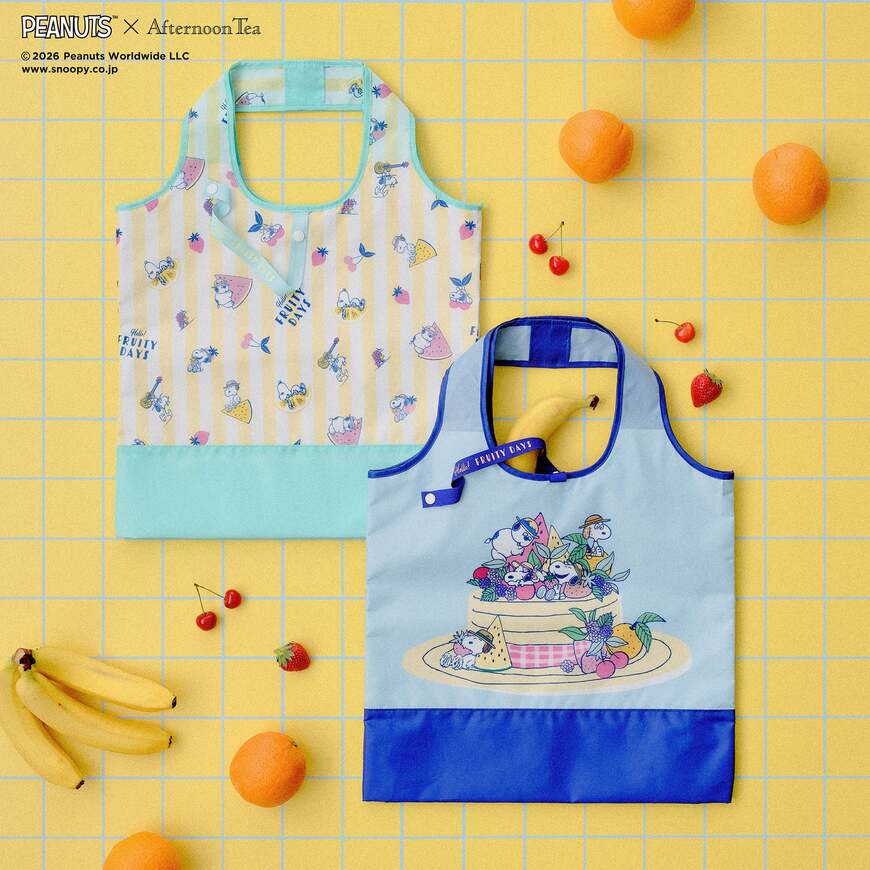 出所：株式会社ＩＣＬ　「スヌーピーときょうだいたちが夏らしい爽やかなデザインで登場 “PEANUTS Hello!FRUITY DAYS”をテーマにしたコラボレーション」