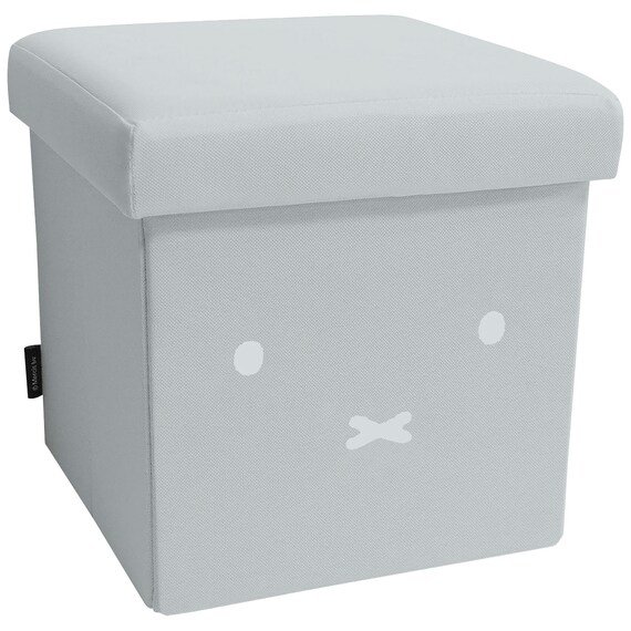 出所：ニトリ公式通販 ニトリネット ミッフィーの収納できるスツール(ライトグレー)