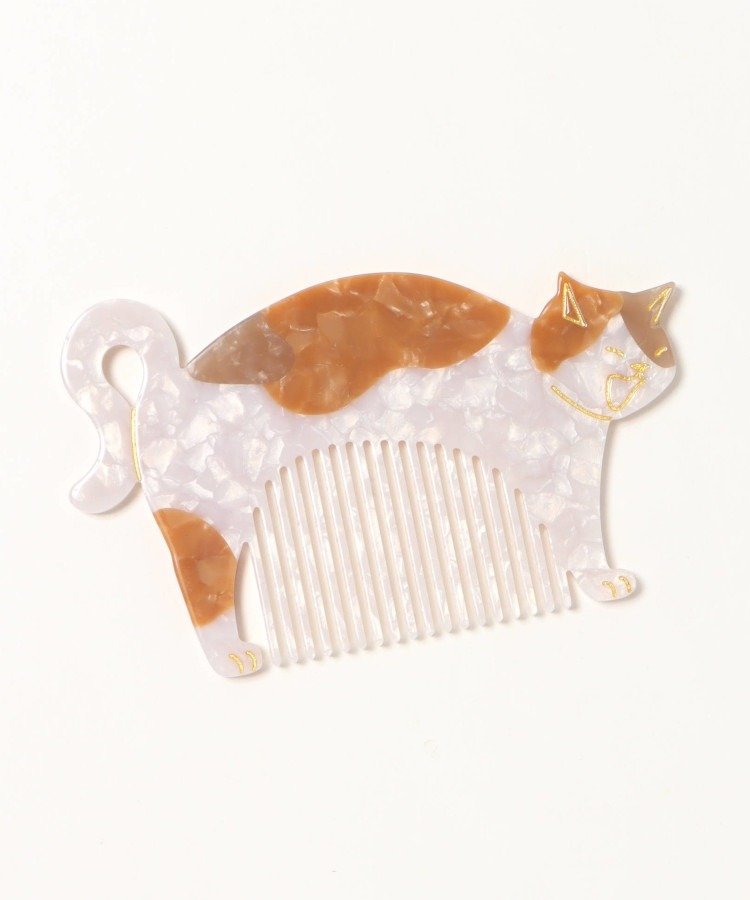 Bleu Bleuet（ブルーブルーエ）、ねこアセテートコーム商品画像