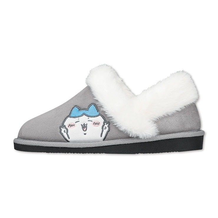 出所：しまむら公式　レディース ボアシューズ（ハチワレ）