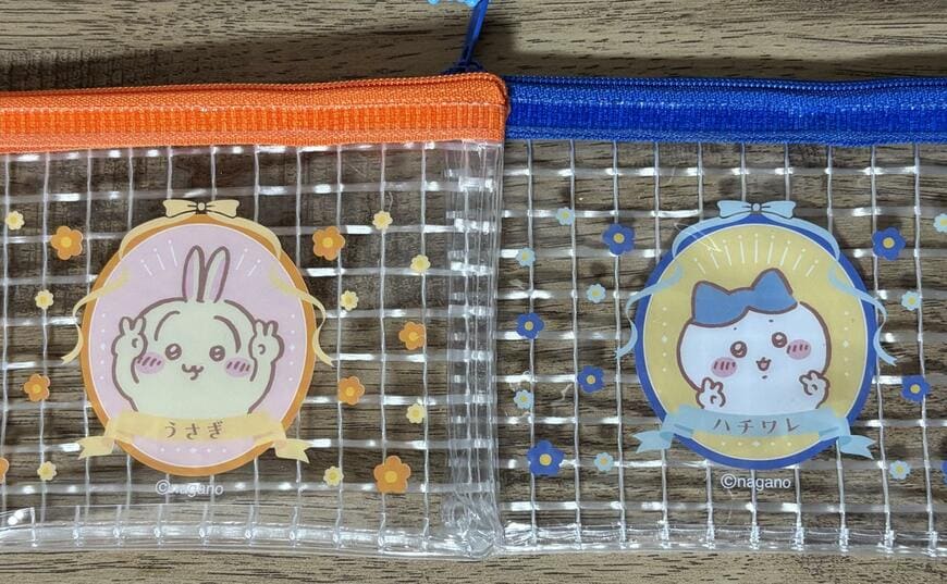 筆者撮影（セリア、ちいかわ ミニメッシュポーチ 2）