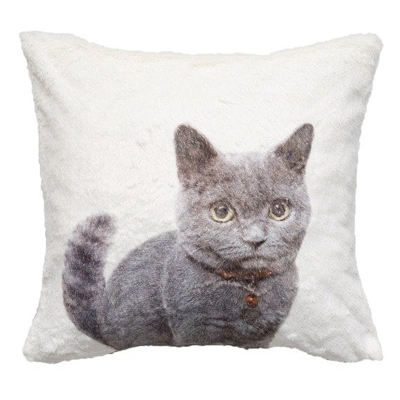 出所：ニトリ公式　クッションカバー（ネコファー gSCy1a）