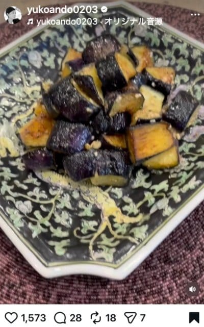 出所：安藤優子のInstagram（＠yukoando0203）参照日：2026年4月9日