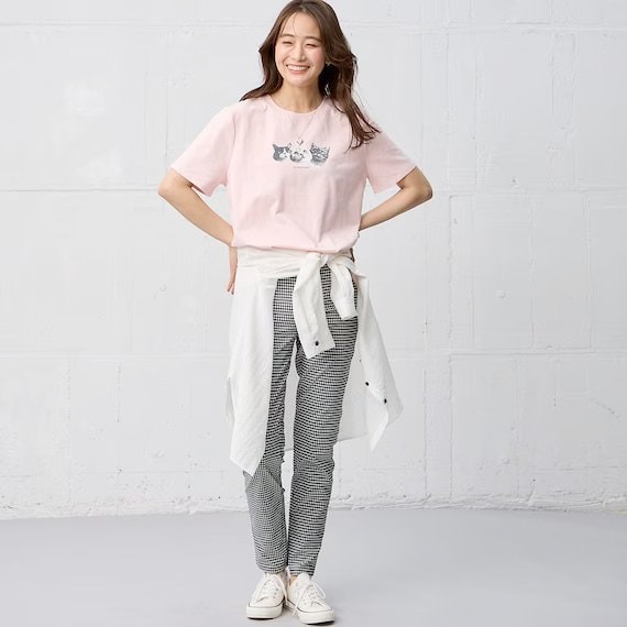 ニトリ公式　猫フォトTシャツ