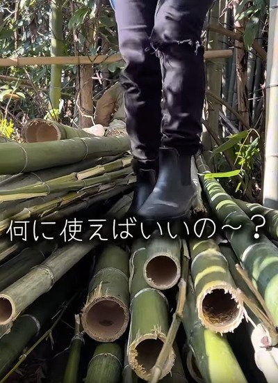 青竹を使ったDIY