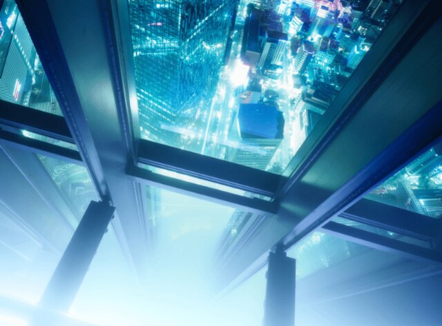 まるで攻殻機動隊の世界観？名古屋のビルから撮影した近未来的な夜景に9.7万いいね