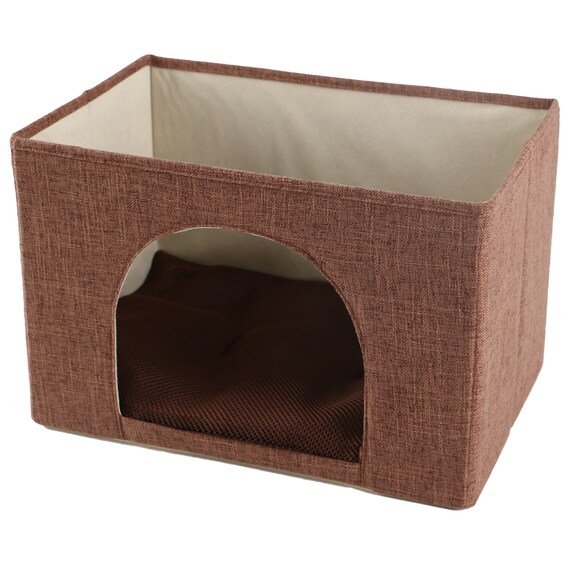 カラボに入るクッション付きペットハウス