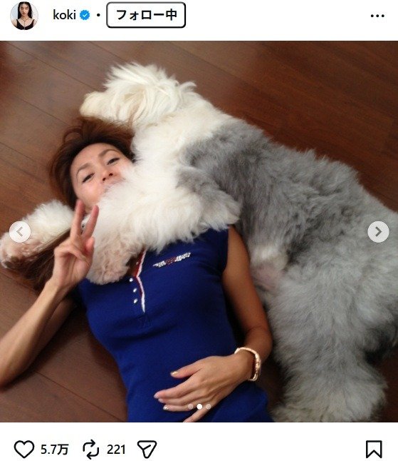 出所：KōkiのInstagram（＠koki）　参照日：2026年4月14日