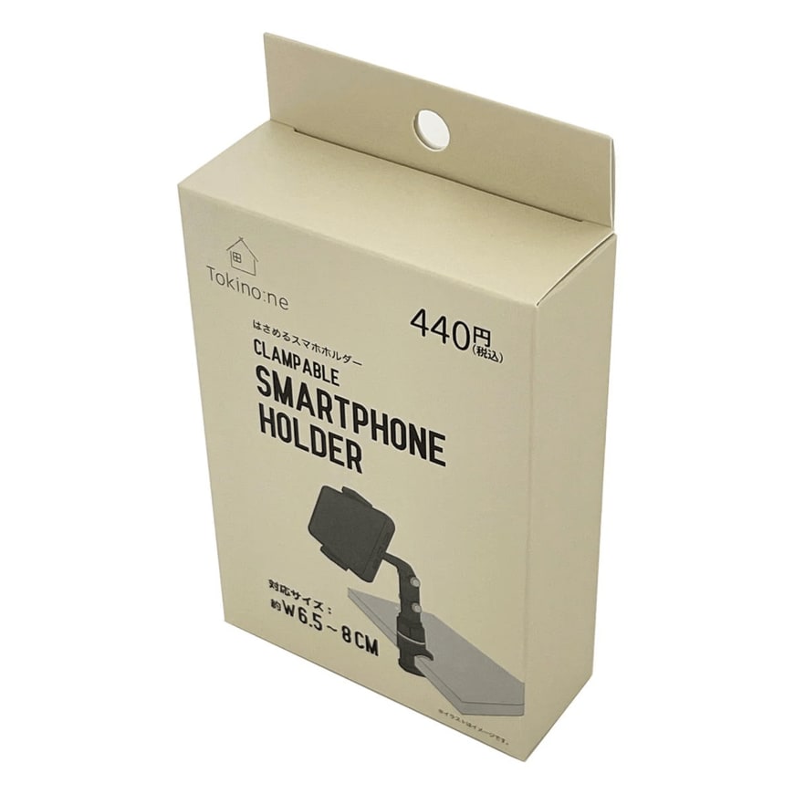 出所：ワッツ公式　Tokinone PB.はさめるスマホホルダー 067261