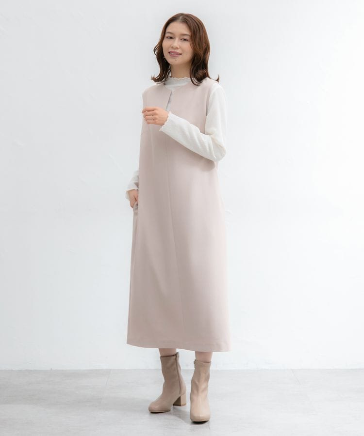 出所：ハニーズ公式通販 キーネックジャンスカ