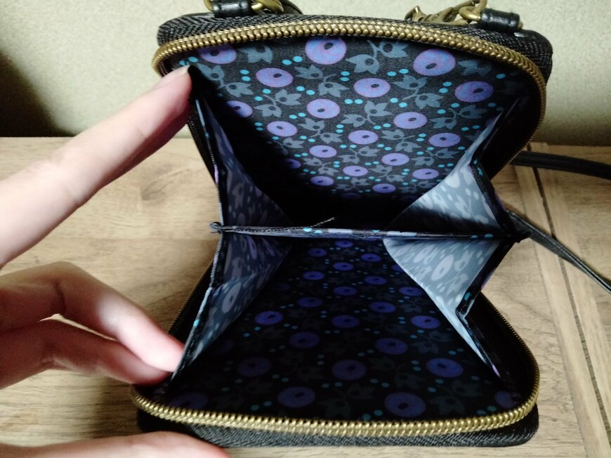 筆者撮影（宝島社、ANNA SUI じゃばら式スマホポーチ）